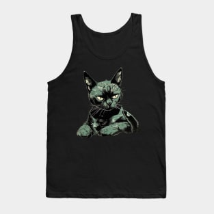 Alone Cute Cat Tank Top